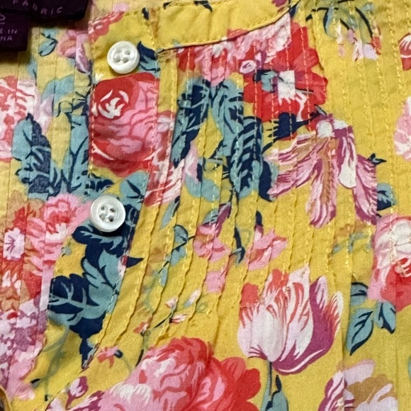 J. Crew Liberty Magical Bouquet Classic Popover Top, Floral, Liberty Art Fabric - Picture 5 of 9